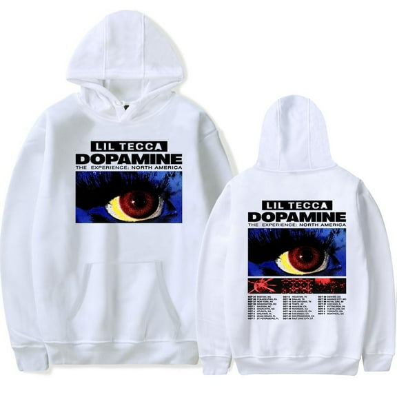 Lil Tecca The Dopamine Experience Tour Hoodies Merch For Men/Women Unisex Winter Long Sleeve Sweatshirt Streetwear