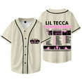 thumbnail image 1 of Lil Tecca The Dopamine Experience Tour Merch Baseball Jacket Women Men V-neck Short Sleeve T-Shirts, 1 of 6