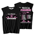 thumbnail image 1 of Lil Tecca The Dopamine Experience Tour Merch Sleeveless T-Shirts Women Men HipHop Tank Tops, 1 of 5