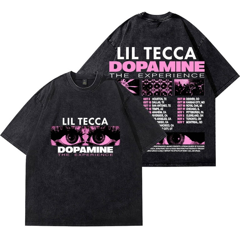 Lil Tecca The Dopamine Experience Tour Merch Wash T-Shirts Women