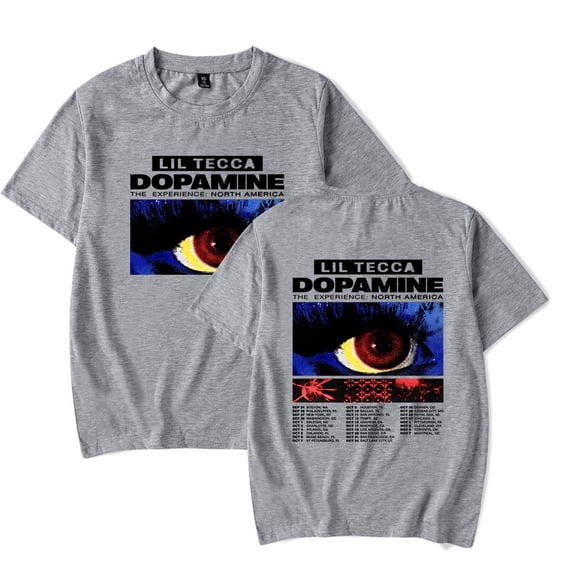 Lil Tecca The Dopamine Experience Tour T-Shirt For Women/Men Unisex Short Sleeve Tshirt Tee Fashion Streetwear