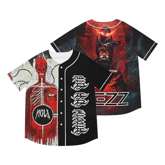 Lil Texas Rave Jersey Rezz HOL! Merch Baseball Jacket Shirts Short Sleeve Tee Women Men Streetwear