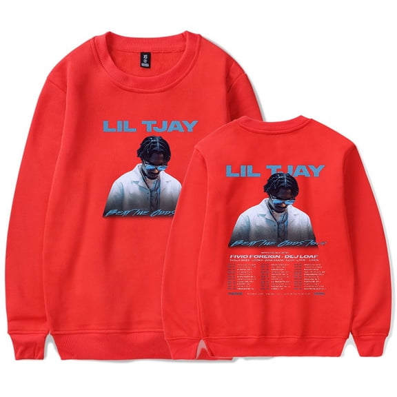 Lil Tjay Beat The Odds Tour Crewneck Sweatshirt Fashion Clothes Unique Longsleeve