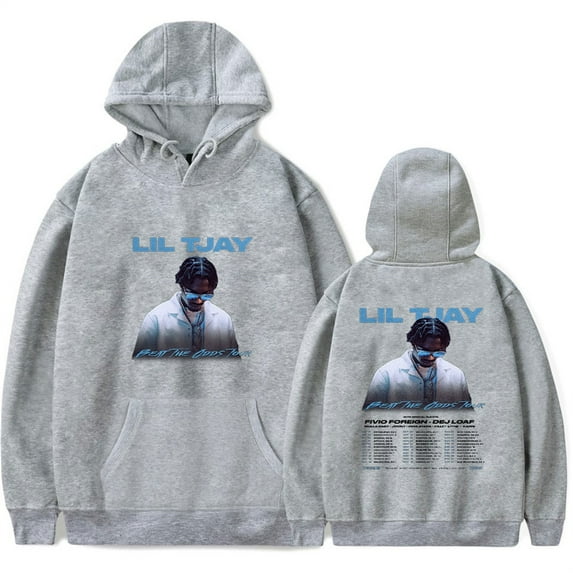 Lil Tjay Beat The Odds Tour Hoodie Sweatshirt Hip Hop Pullover Casual Men Clothes