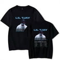 thumbnail image 1 of Lil Tjay Beat The Odds Tour T-shirt Hip-Hip Crewneck Summer Top Unique Short Sleeve, 1 of 2