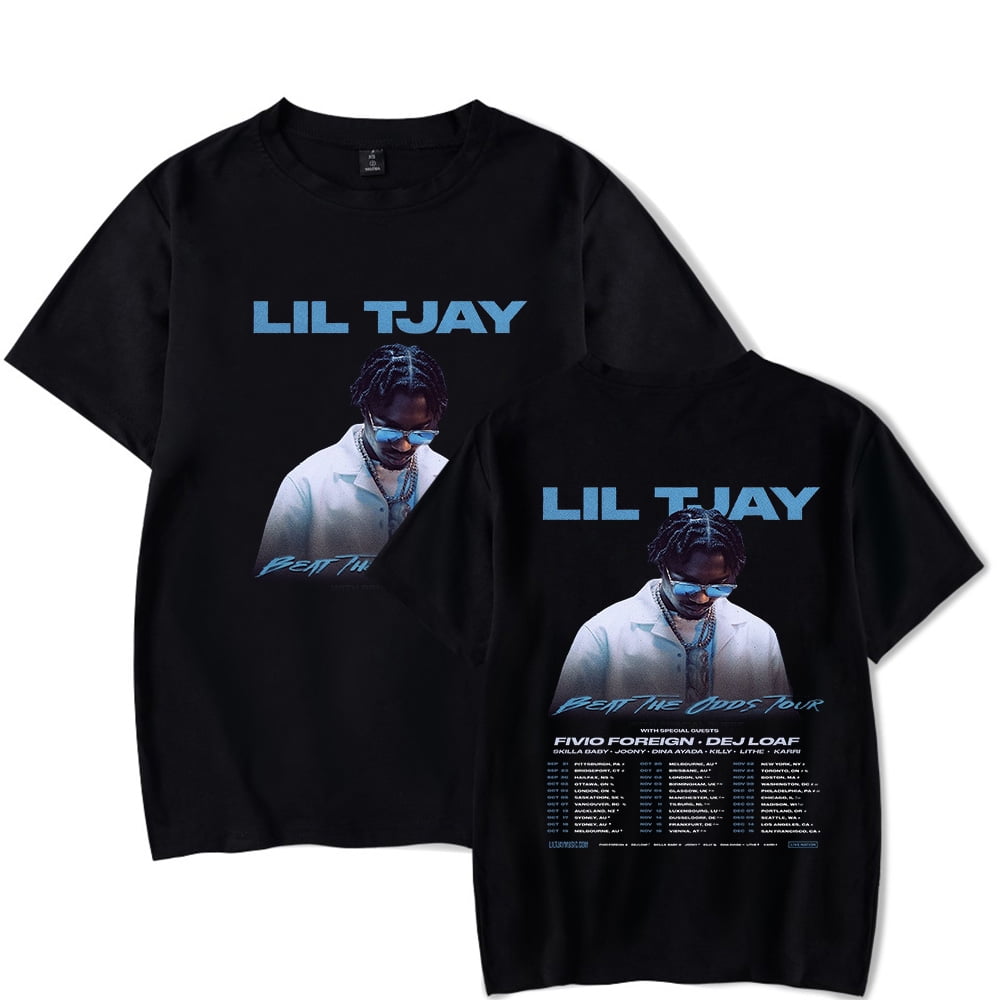 LYWQZHG Lil Tjay Beat The Odds World Tour 2023 Merch Unisex Hip