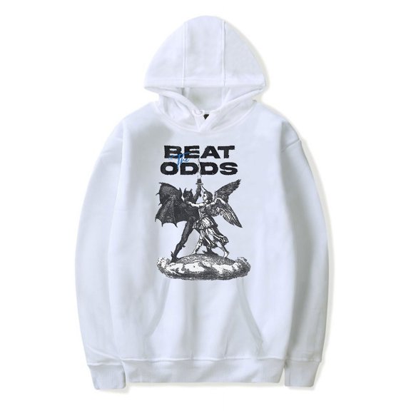 Lil Tjay Hoodies Merch ANGELS VS. DEMONS pop graphics print 2023 Rapper print Unisex Trendy Casual Streetwear Sweatshirt