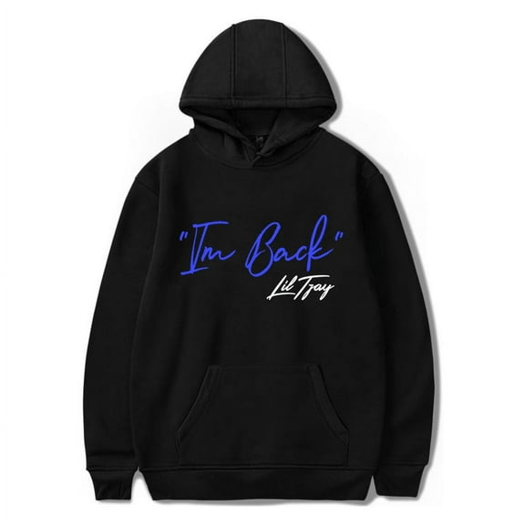 Lil Tjay Hoodies Merch I'M BACK pop graphics print 2023 Rapper print Unisex Trendy Casual Streetwear Sweatshirt