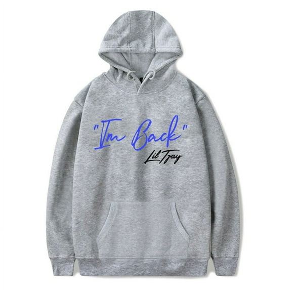 Lil Tjay Hoodies Merch I'M BACK pop graphics print 2023 Rapper print Unisex Trendy Casual Streetwear Sweatshirt