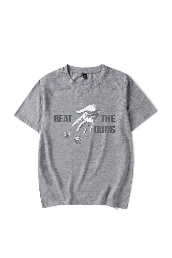 Lil Tjay Merch ROLL THE DICE pop graphics print 2023 Rapper Crewneck Unisex Trend Casual Short Sleeve TShirt Top