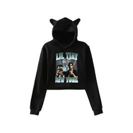 Crop top hoodie walmart best sale