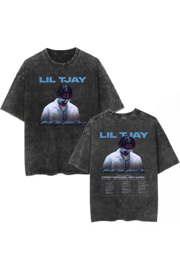 Lil Tjay Rapper Unisex Short Sleeve T-shirts Men Women Streetwear Harajuku Casual Stylish Tshirt