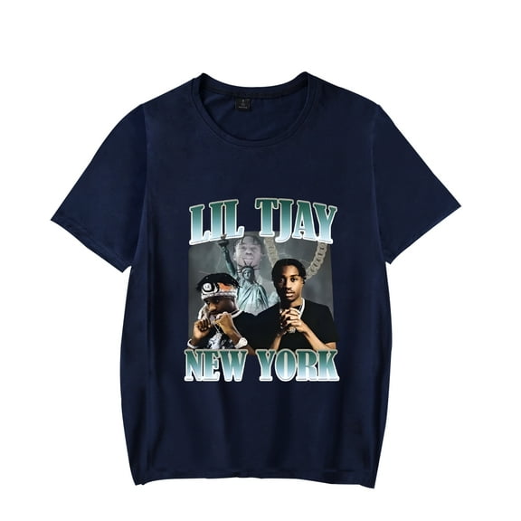 Lil Tjay Rapper Unisex Short Sleeve T-shirts Men Women Streetwear Printing Casual Stylish
