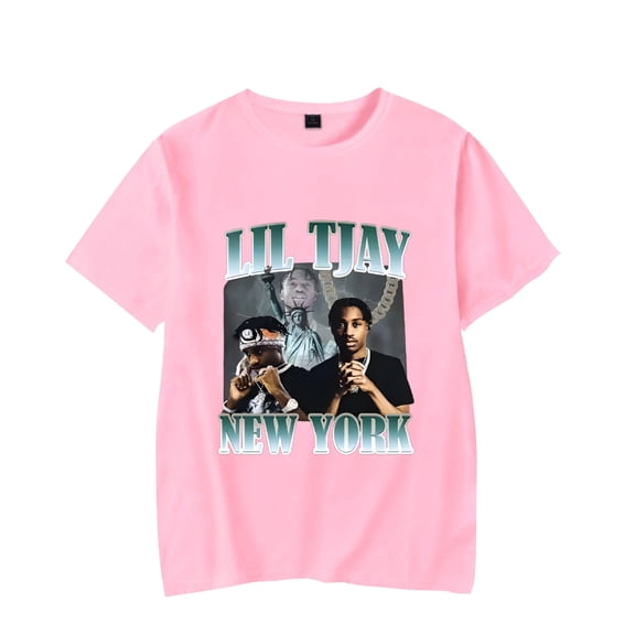 Lil Tjay Rapper Unisex Short Sleeve T-shirts Men Women Streetwear Printing Casual Stylish