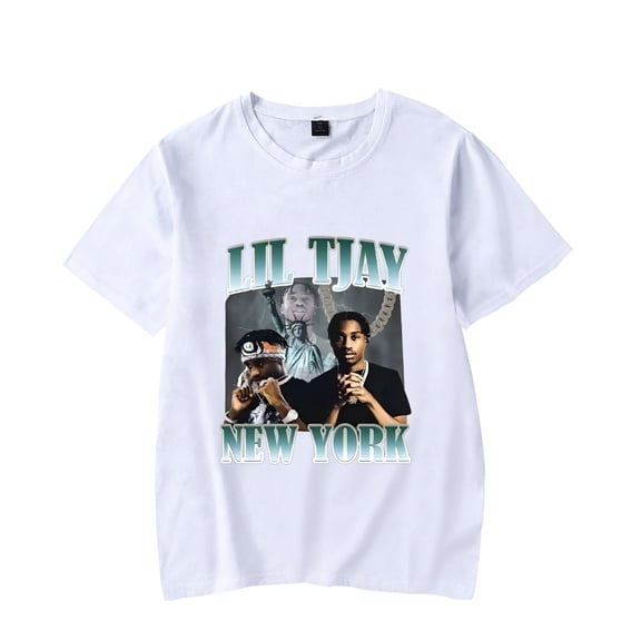 Lil Tjay Rapper Unisex Short Sleeve T-shirts Men Women Streetwear Printing Casual Stylish