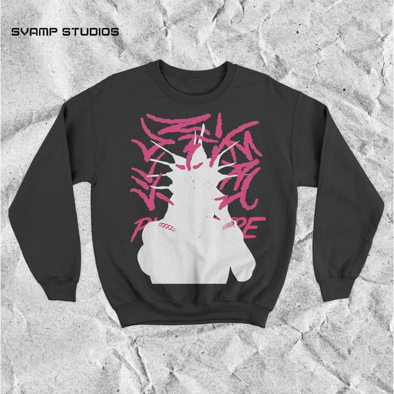 Lil Uzi Vert Pink Tape Sweatshirt Rapper Merch Hip Hop Hoodie Pink Tape Album Lil Uzi Vert Merch Graphic Sweatshirt Lucid Dreams
