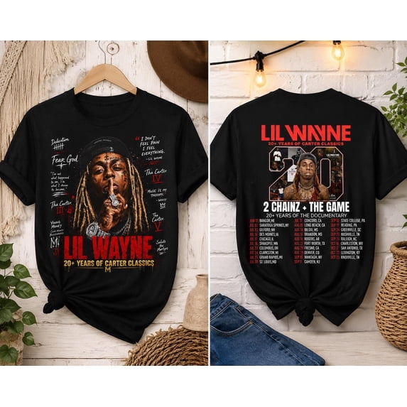 Lil Wayne Concert Shirt 2026, Unisex Graphic T-Shirt