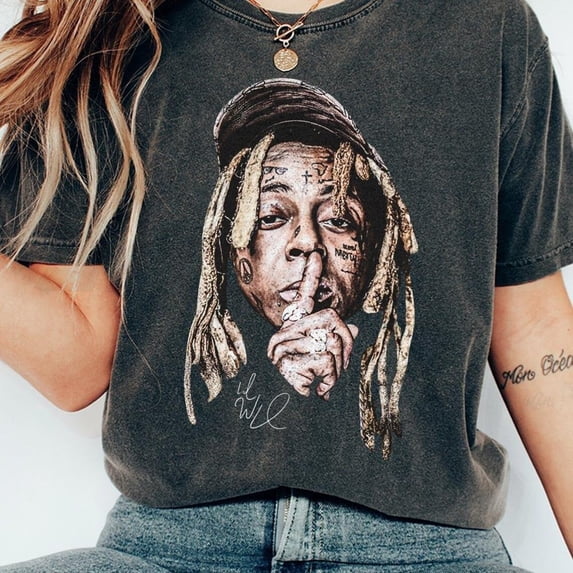 Lil Wayne Face Rap Tour Vintage T-Shirt, Vintage Rap Graphic Tee