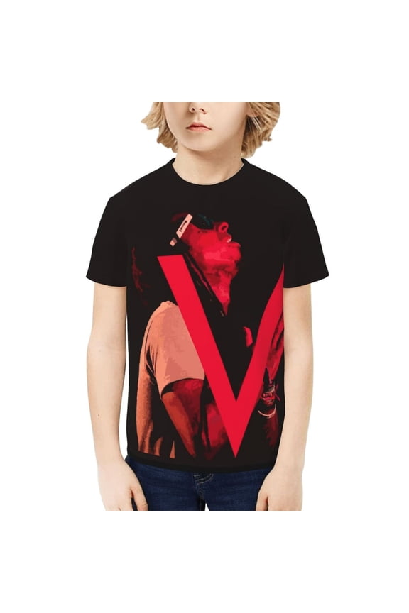 Lil Wayne Kids T-Shirt 3d Printed Graphic T-Shirts Boys And Girls Short Sleeve Shirts For Youth Kids Large