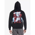 thumbnail image 1 of Lil Wayne Men's Official Merchandise Portrait Full Zip Black Hoodie Sweatshirt (XX-Large, Black), 1 of 3