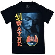 Lil Wayne Men's Officially Licensed Tha Carter IV Album Cover Tee T-Shirt (Medium, Black)