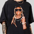 thumbnail image 1 of Lil Wayne Shirt, Lil WAYNE Tour 2025 Tee, North America Tour Lil Wayne T-Shirt,Black Color,Size XL, 1 of 5