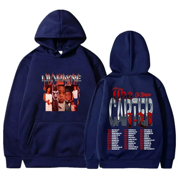 Lil Tha Carter VI Tour 2025 Hoodies Streetwear Pullovers Women Men Long Sleeve Sweatshirts