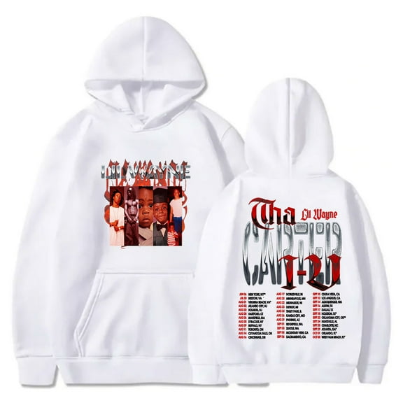 Lil Tha Carter VI Tour 2025 Hoodies Streetwear Pullovers Women Men Long Sleeve Sweatshirts