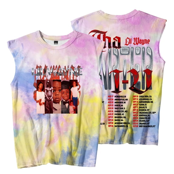 Lil Tha Carter VI Tour 2025 Merch Sleeveless T-Shirts Streetwear Tee Women Men HipHop Tank Tops