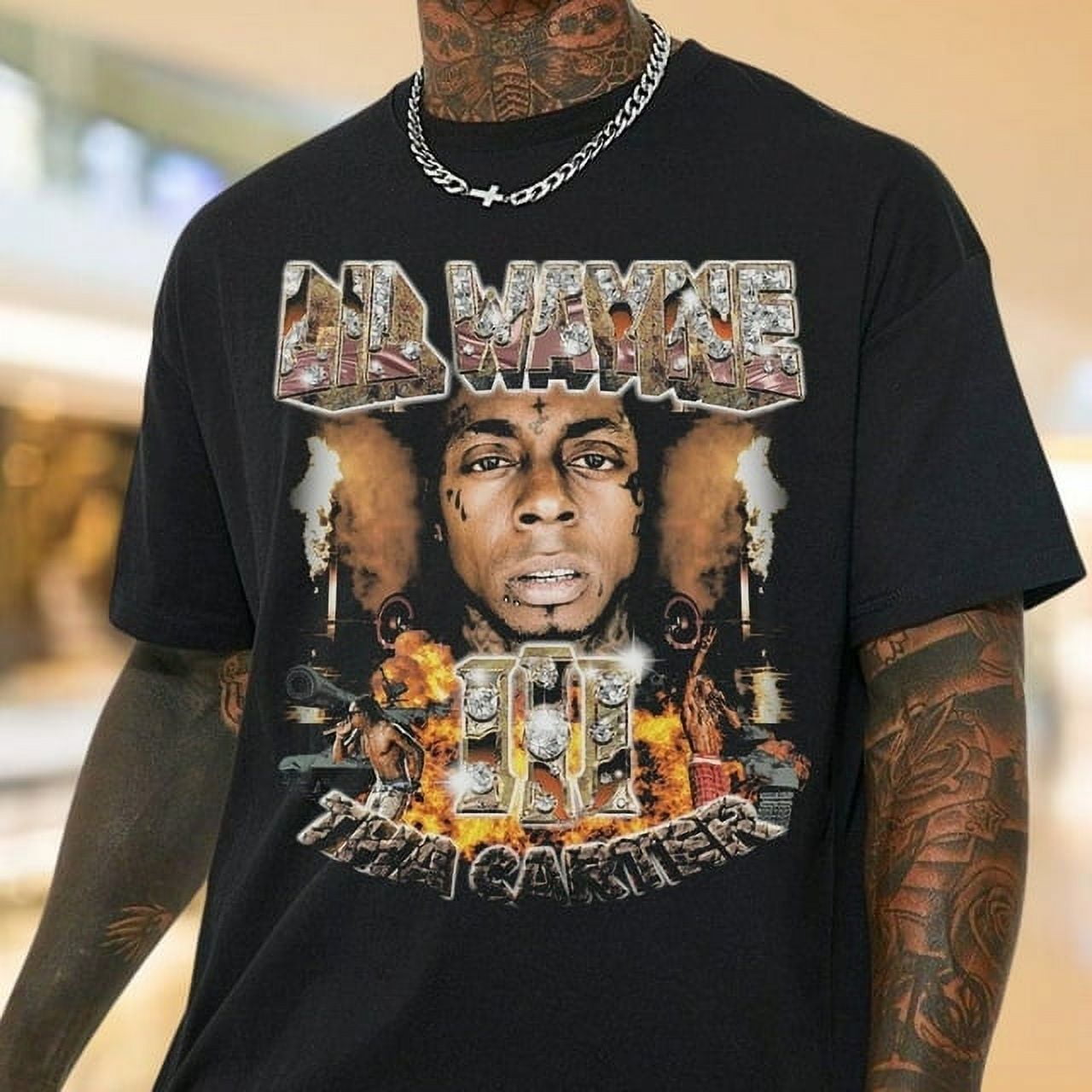 Lil Wayne Vintage Graphic T-Shirt Lil Wayne Fan Gift, RnB Rapper Homage  Graphic Unisex Shirt, Bootleg Retro 90's Fans Graphic Tee