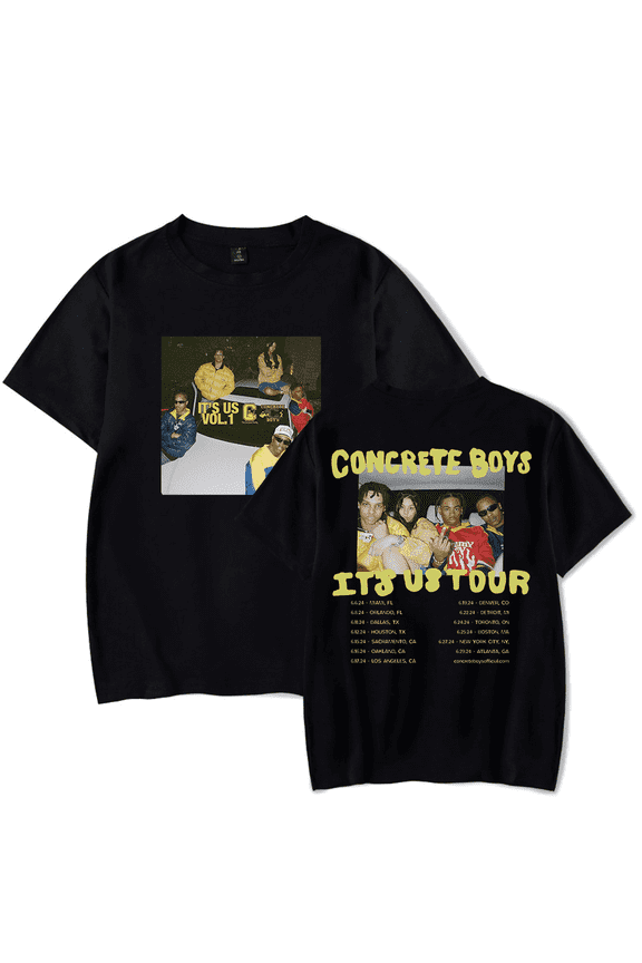 Lil Yachty Concrete Boys Merch It's Us Tour T-shirt Rapper New Album Fashion Cool HipHop Tees Suit Streetshirt Unisex Men Women Top Tshirt