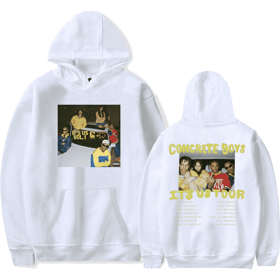 Lil Yachty Hoodies Concrete Boys Merch It's Us Tour Hoodies Album Fashion Sweatshirt for Unisex Men Women