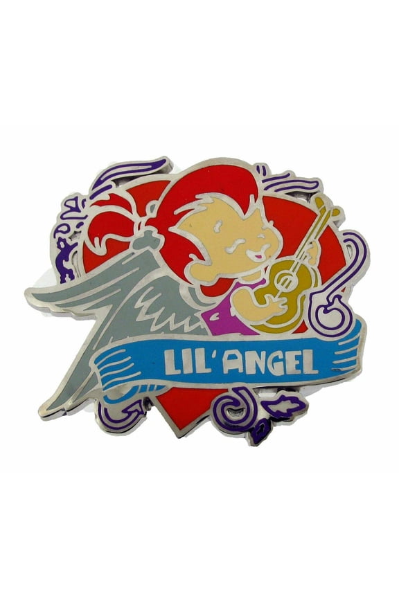 Lil' angel Belt Buckle Lil' angel text small size Unisex