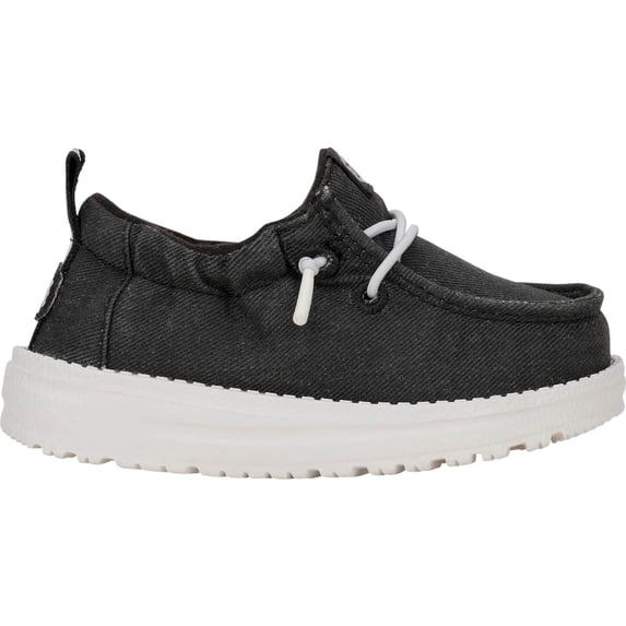 HEYDUDE Infant LilDude Infant Slip On Core Slip-On Loafers Black, 1