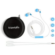 LilGadgets BestBuds Volume Limited, Wired in-Ear Earbuds Includes Microphone, Travel Case School Blue