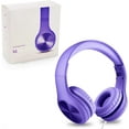 thumbnail image 1 of LilGadgets Connect+ Pro Wired Kids Headphones - Designed with Kids' Comfort in Mind, Child-Friendly Foldable Over-Ear Headset with In-line Microphone, Perfect for Toddlers in School, Purple, 1 of 5