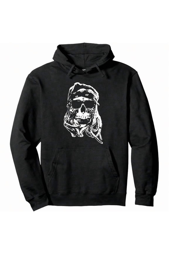 LilS Wayne Bandana Skull Pullover Hoodie