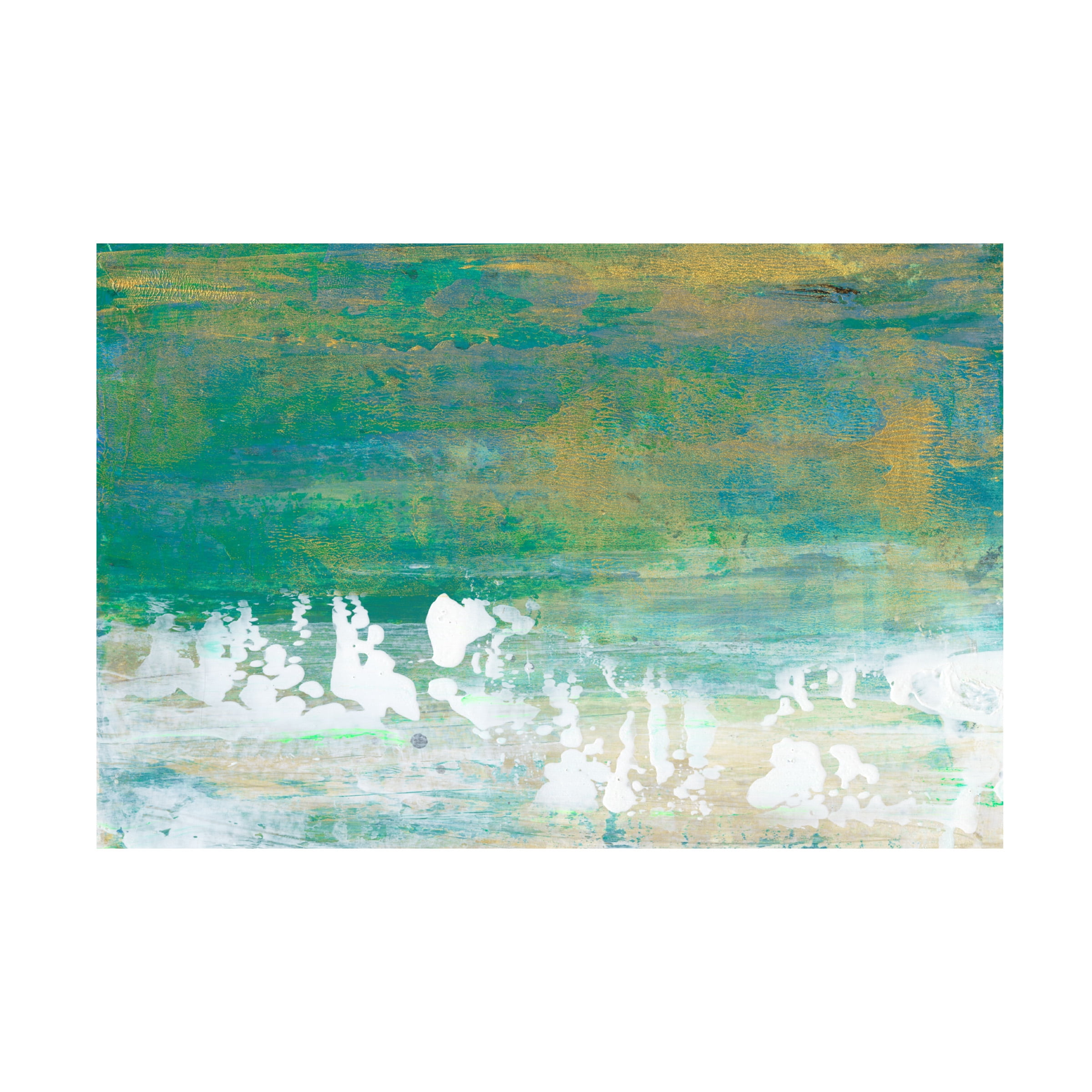 Lila Bramma 'Chartreuse And Aqua II' Canvas Art