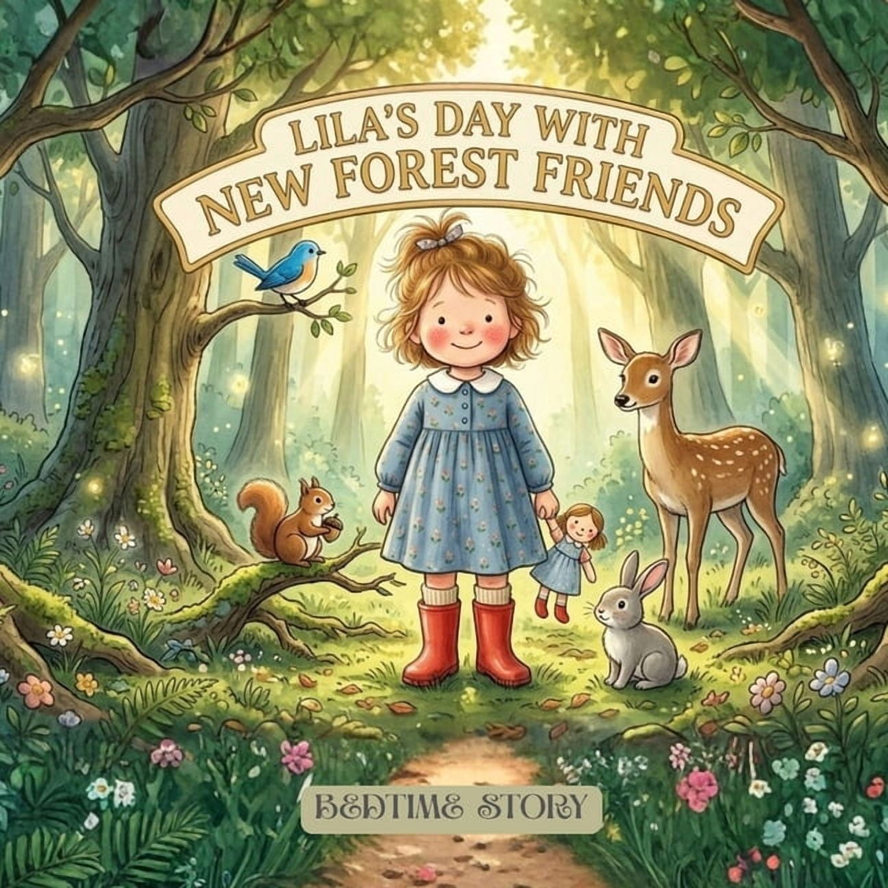 Lila's Day With New Forest Friends Bedtime Story, (Paperback)