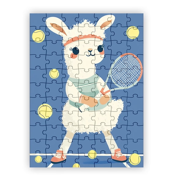 Lila the Scoring Ladybug Jigsaw Puzzle by Dancing Littles Jungle - 88 Pieces