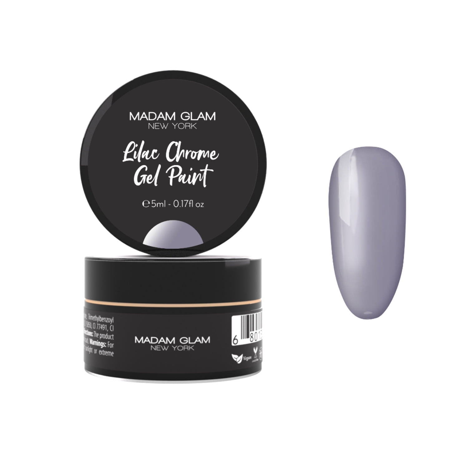 Lilac Chrome Gel Paint