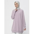 thumbnail image 1 of Lilac - Crew neck -  - Tunic - Everyday Basic, 1 of 5