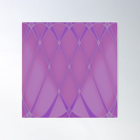 Lilac Diamonds Poster Wall Art, Modern Wall Decor For Living Room Bedroom, 8x12 UNFRAMED