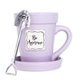 thumbnail image 1 of Lilac Flower Pot Mug w/Scripture - “Be Awesome”, 1 of 6