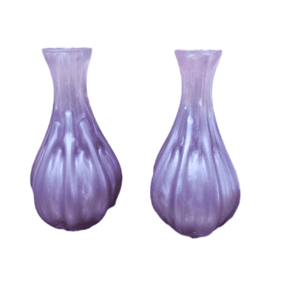 Lilac Flower Stem Vase Modern Decorative Vase, 6in, 2ct