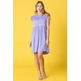 thumbnail image 1 of Lilac Flutter Sleeve Midi Dress_Plus, 1 of 7