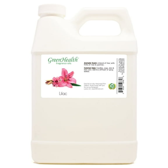 GreenHealth Lilac Fragrance Oil 32 fl oz White Plastic Jug with Cap