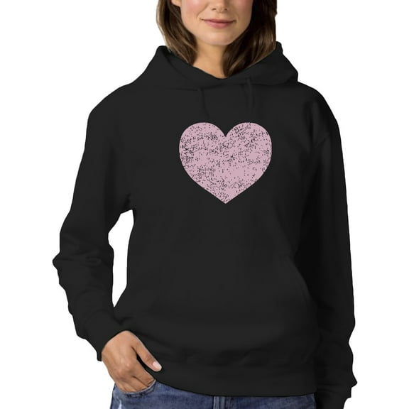 Lilac Heart Hoodie Women -GoatDeals Designs, Female Medium