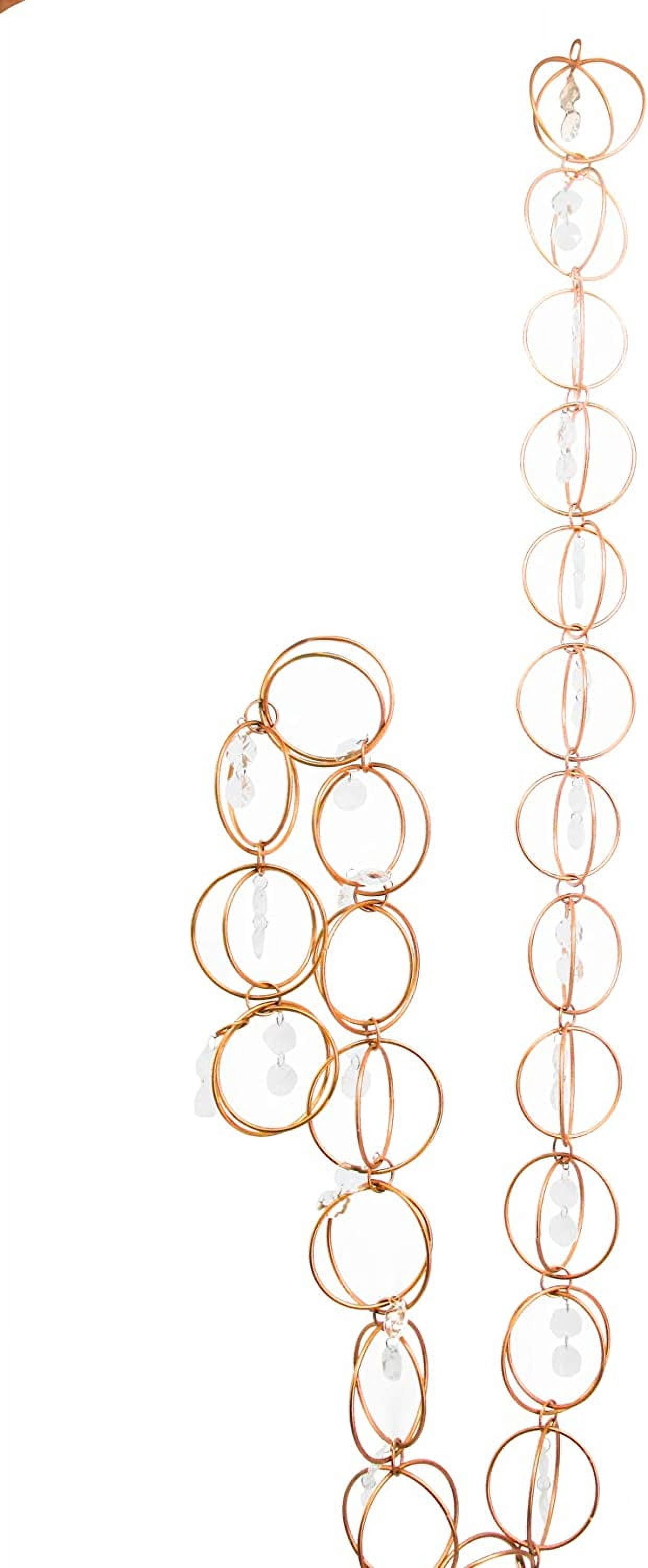 Lilac Lane and Home 8.5 in Copper Colored Rain Chain