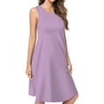 thumbnail image 1 of Lilac Lavender Dress Loose Women'S Dress Beach Dresses With Pockets Dresses For Womens, 1 of 4
